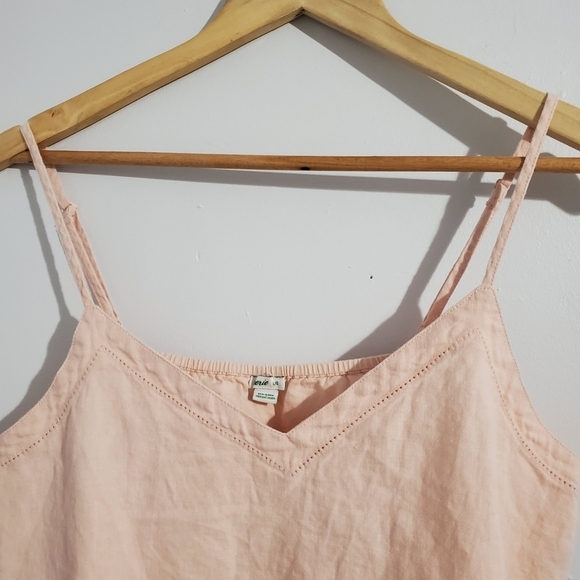 Aerie Cami Women's Size Large Pink Cami Cropped Pastel Coquette Soft Girl Sweet - Picture 3 of 9